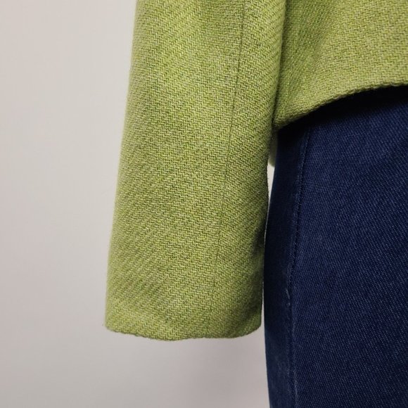 Banana Republic Green Wool Military Inspired Jacket Size S - Picture 13 of 16